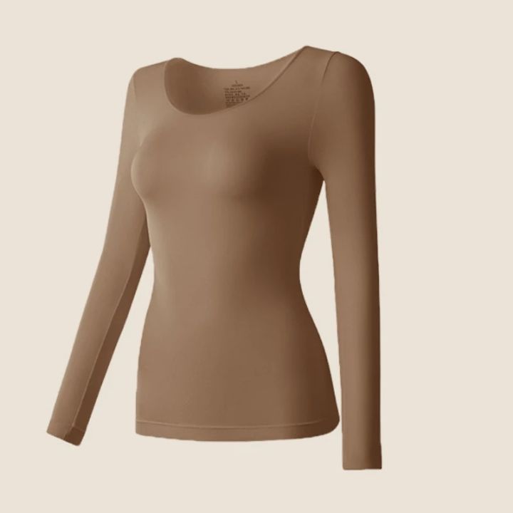 Women's%20Thermal%20Underwear%20Autumn%20Winter%20Bottoming%20Shirt%20Long-sleeved%20T-shirt%20Thin%20Thermal%20Top%20Second%20Women's%20Thermal%20Skin%20L-XL%20-%20Image%207