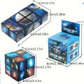2 in 1 Star Sky Cube Magic Cube EDC Toy Infinity Cube Fidget Toy Puzzle Twist Toy Creative Decompression Plaything Birthday . 