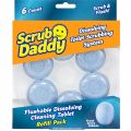 Scrub Daddy ®   Toilet Wand System Refill Pack, Fresh Scent 6 Tablets, Water-Soluble Toilet Cleaning Tablets.. 
