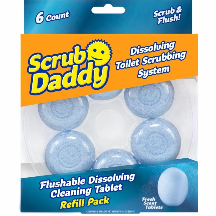 Scrub%20Daddy%20%C2%AE%20%20%20Toilet%20Wand%20System%20Refill%20Pack,%20Fresh%20Scent%206%20Tablets,%20Water-Soluble%20Toilet%20Cleaning%20Tablets.%20-%20Image%203