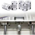 D19XL25 Aluminum Z-Axis Flexible Coupling for 3D Printer Stepper Motor Shaft Couplers 4mm/5mm/6mm/8mm/10mm Sizes Available. 