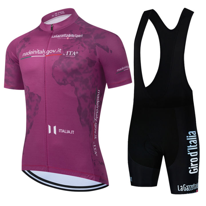 New%202025%20Italy%20Tour%20D'ITALIA%20Cycling%20Jersey%20Set%20Pink%20Cycling%20Clothing%20Men%20Road%20Bike%20Shirt%20Suit%20Bicycle%20Bib%20Shorts%20Sports%20Suit%20-%20Image%205