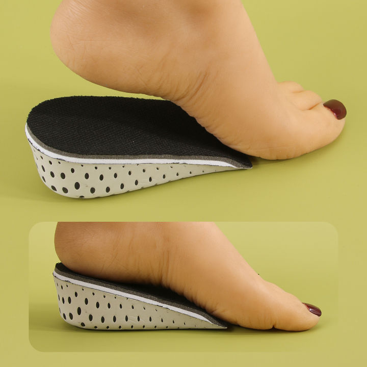 1 Pairs Heightening Insoles Shoe Lift Height Increase Insole Taller Pad