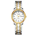 POSHI Original Waterproof Quartz Watch for Women Fashion Ladies Bracelet Luxury Stainless Steel Strap Date Week Women's Watches. 