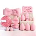 33pcs beauty set makeup kit large and small beauty sponges for flawless makeup application and removal of makeup full set.
