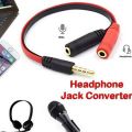 2 Female to 1 Male Aux Cable Converter. 