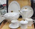 Dinner Set New Bone China 61pcs/8person serving set. 