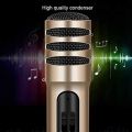 Handheld Microphone Phone K Song Condenser Microphone Universal K-Live Portable Smart Microphone external accompaniment. 