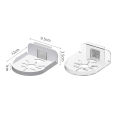 Universal Non-Drilling Wall Mount for CCTV Camera - Durable and Space-Saving Storage Holder. 