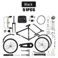 1PC DIY Metal Retro Bicycle Model Kit - Handcrafted Alloy Assembly for Desktop Display, Adults & Teens Hobbyists Collectible Mec. 