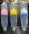 Baby Silicone Rice Paste Squeeze Feeding Spoon Bottle with Suction Cup. 