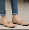 Metro Pointed-Toe Comfortable Loafers Classic Slip-On Moccasins with Metallic Buckle for Women. 