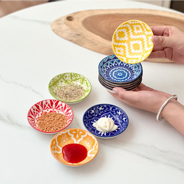 6/10%20Pieces%20of%20Ceramic%20Condiment%20Dishes,%20Bohemian%20Plates,%20Sauce%20Dishes,%20Household%20Soy%20Sauce%20Vinegar%20Spice%20Dishes,%20Suitable%20for%20Home%20Kitchens,%20Restaurants,%20Sushi%20Bars,%20Parties,%20Hot%20Pot,%20Picnics,%20Camping,%20Barbecues,%20Cold%20-%20Image%204