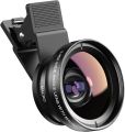 2 Functions Mobile Phone Lens 0.45X Wide Angle Len & 12.5X Macro HD Camera Lens Universal For iPhone Android Phone Smartphone. 