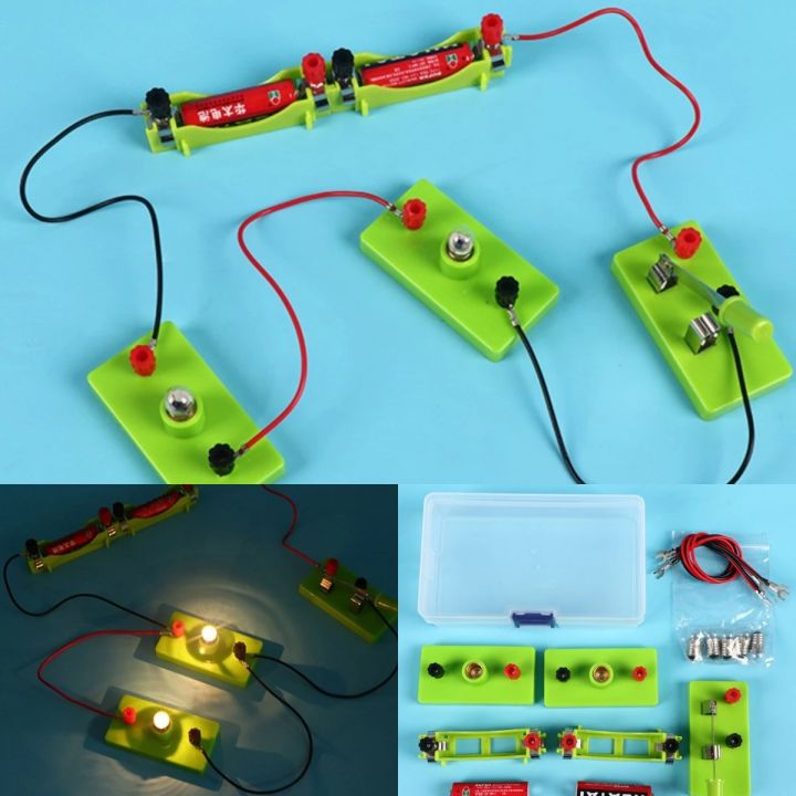 Basic Circuit Electricity Learning Kit DIY Physics Children Educational ...