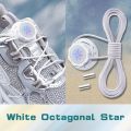 Install Simple Swivel Buckle Laces Automatic Shoelaces Without Ties Unisex Thick Rope Tennis Sneakers Shoelace Shoe Accessories.