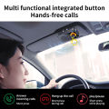 Car Bluetooth 5.4 Speaker Car Phone HandsFree Wireless Bluetooth Speaker Kit with Visor Clip Support Siri  Voice Assistant. 