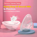 MAMIJOY MSB03 2pcs Wearable Milk Saver for Breastfeeding Manual Breastmilk Collector Silicone Breast Shell Milk Collection Cup.