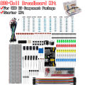 Electronic Components Kit Pack Starter DIY Project For Arduino R3 Common Capacitors Resistors Capacitors 830-well Breadboard. 