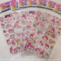 Hot Sale Hello Kitty & My Melody 3D Bubble Stickers - Random Cute Cartoon Reward Decals for  DIY Decor Scrapbook Phone Case. 