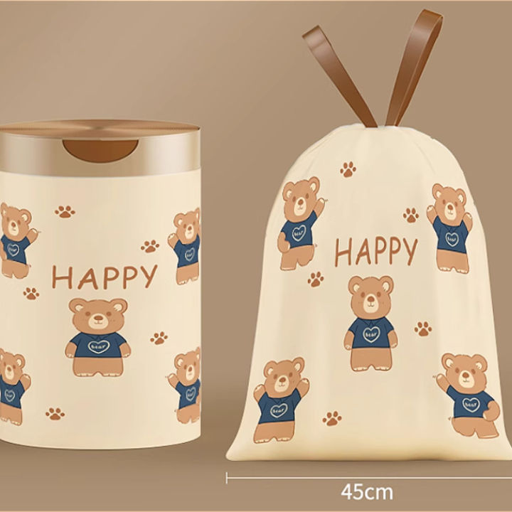 50pcs%20Cute%20Bear%20Drawstring%20Garbage%20Bag,%20Thick%20Anti%20Tear%20Plastic%20Bag,%20Suitable%20for%20Kitchen,%20Bathroom,%20Bedroom%20-%20Image%205