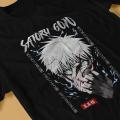Hot Anime Jujutsu Kaisen T Shirt WomenMen 100% Cotton Plus SIze T-Shirts O Neck Gojo Satoru Short Sleeve Tops Gift Idea.