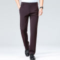 29-42 Men's Summer Thin Fashion Business Casual Suit Pants Long Pants Men's Elastic Straight Sleeve Formal Pants Plus Size. 