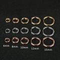 2pcs Fashion Hoop Earrings, Gold Color Tiny Cartilage Earrings Piercing Jewelry Trendy Female Hoops Earrings For Women Men.