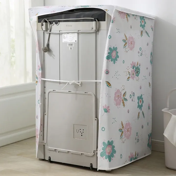 PEVA%20Washing%20Machine%20Cover%20Waterproof%20Smooth%20Dust%20Covers%20Multi-function%20Household%20Print%20Recyclable%20Washroom%20High%20Quality%20New%20-%20Image%205