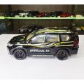 1:18 Scale Prado SUV Alloy Car Model Diecast Metal Toys Off Road Vehicle Model High Simulation Sound Light. 