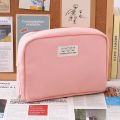 Large Capacity Instagram Style Multi-layer Classified Storage High Aesthetic Makeup Bag, Divided Pencil Case Storage Bag. 