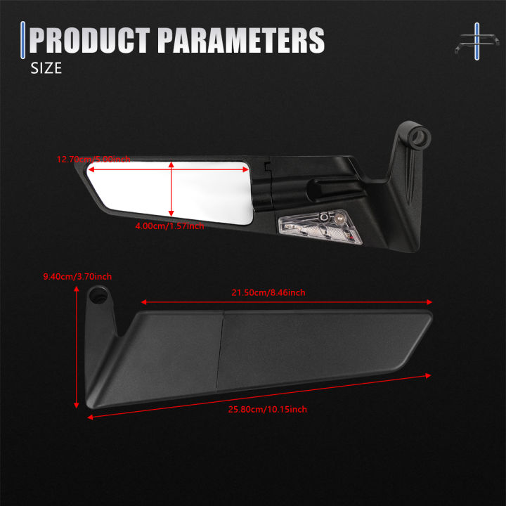 Motorcycle%20Side%20View%20Mirror%20with%20Turn%20Signal%20for%20Ducati%20Streetfighter%20V2%20V4%20V4S%20848%20Wind%20Wing%20Stealth%20Winglets%20Rearview%20Mirrors%20-%20Image%203