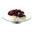 Turn Table Revolving Rotating Glass Cake Food Stand 30cm. 