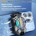 FS09 Mobile Phone Semiconductor Fast Cooling Fan Radiator Back-clip 3 Gear Adjustable Game Cooler for IOS Android Universal PUBG. 