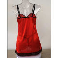 Women Sexy Sleepwear Nightdress Lace Silk Satin Night Dress Sleeveless Nighties V-neck Nightgown Plus Size Nightwear. 