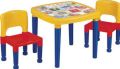 Kids Table Chair Set,2 Chairs with Table,Study Table For Boys & Girls Printed Table. 