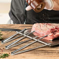 Grill Tongs Stainless Steel Steak Clip Pancake Barbecue Spatula Clip BBQ Tong Frying Fish Spatula Clip Bread Household Non-Slip.