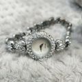 (L). Sekonda Elegance Women's Swarovski Set Bracelet Watch - 4115 ( 3 Rhinestone missing). 