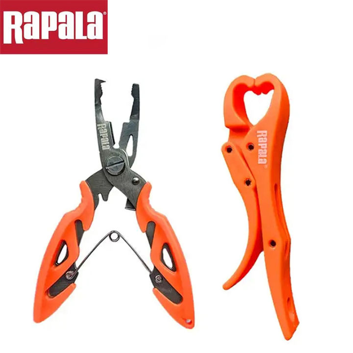 Rapala Mini Lure Pliers/Fish Controller Set for Fishing Multifunctional Portable Lure Pliers Fishing Tool PP+Stainless Steel