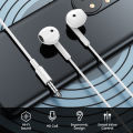 TOPK Earphone In-Ear Volume Control with Microphone 3.5mm Jack Universal for iPhone Android. 
