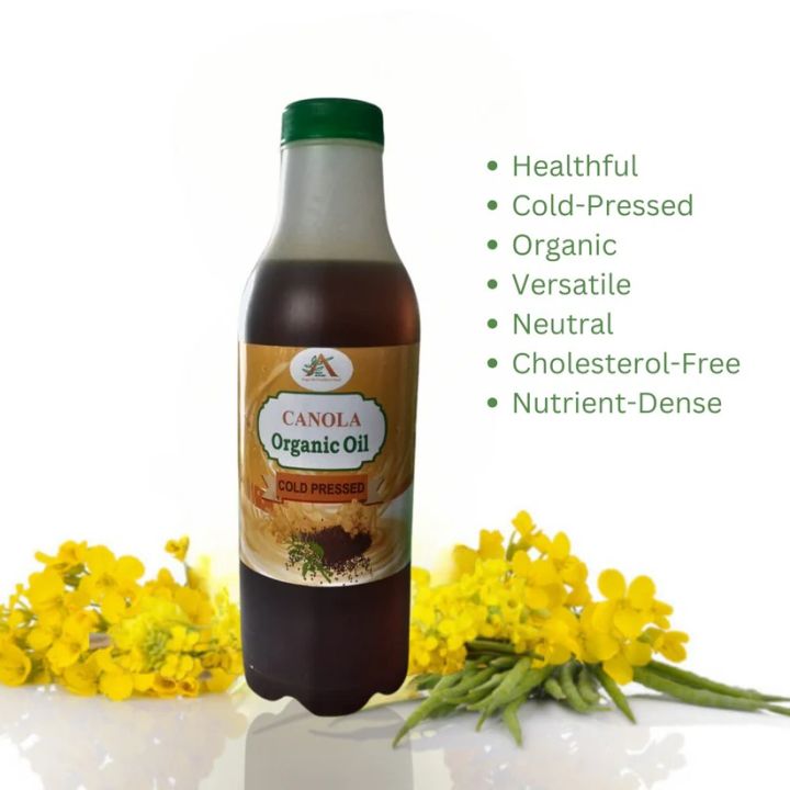 Organic Canola Oil by AkinFoods: Pure, Healthy, and Cold-Pressed for Your Kitchen