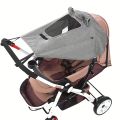 Universal Baby Stroller Accessories Sun Shade Protection Sunshade Carriage Canopy Carrycot Cover for Stroller  Cover Accessories. 