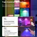 RGB Led Spotlight Downlight with Remote Control Rechargeable Under Cabinet Lights for Display Closet 600mAh Dimmable 1-4 Pack. 