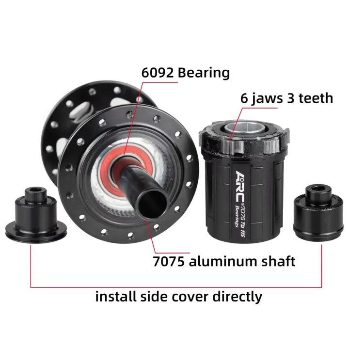 ARC%20MT009%20Bicycle%20Hub%2028%2032%2036%20Holes%206%20Pawls%20HG%20MS%20XD%208%209%2010%2011%2012%20Speed%20Freehub%20Sealed%20Bearing%20MTB%20Mountain%20Front%20Rear%20Bike%20Hub%20-%20Image%205