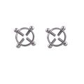 2pcs Stainless Steel Fake Nipple Rings for Women, Various Colors Clip On Nipple Jewelry Non Piercing Nipple Ring. 