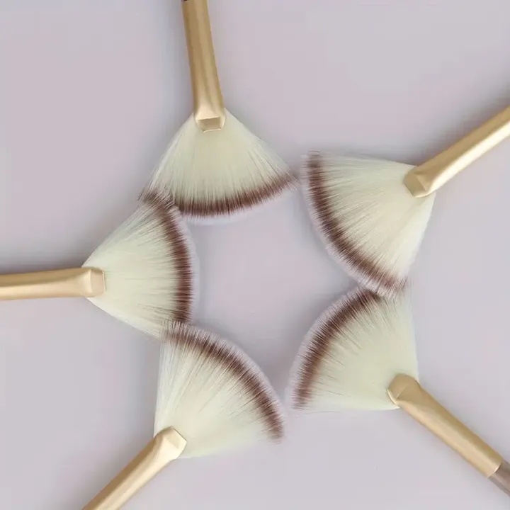 1/3/5/9Pcs%20Slim%20Soft%20Facial%20Fan%20Brush,Makeup%20Cosmetic%20Multi%20Use,Mask%20Brush%20Makeup%20Brush%20Tool%20Set%20-%20Image%203