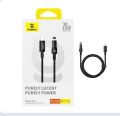 Baseus Gem Fast-Charging Data Cable USB-C to iP 20W Purely Lucent Purely Power PD20W CB000093. 
