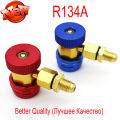 NEW R134A / R1234yf Freon H/L Auto Car Quick Coupler Connector Brass Adapters Air Conditioning Refrigerant Adjustable. 