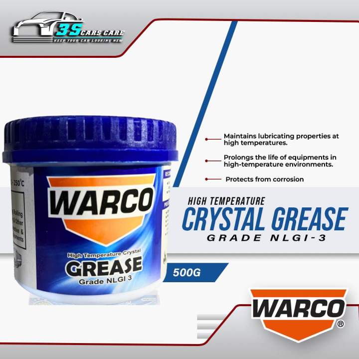 High Temperature Crystal Grease GRADE NLGI-3 WARCO 500g