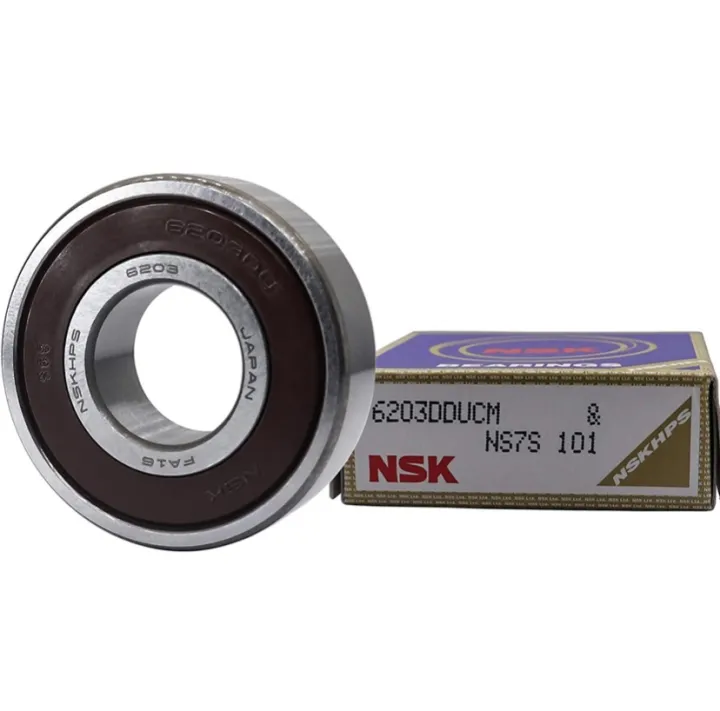 NSK%206203-2RS%206203DDU%20Made%20in%20Japan%2017X40X12MM%20Pressed%20Steel%20Cage,Deep%20Groove%20Ball%20Bearings%20-%20Image%203